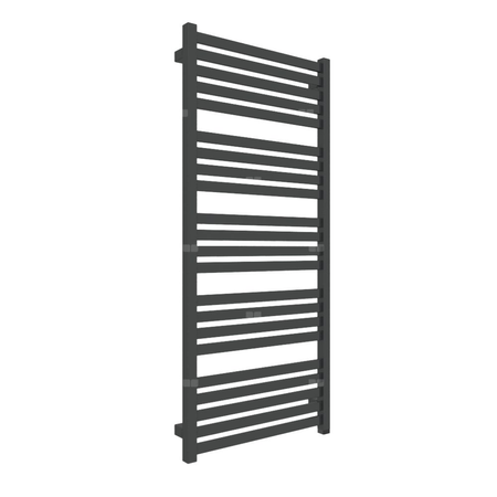 Grzejnik drabinkowy TERMA MARLIN ONE, podłączenie S1, wym. 1185 x 530 mm, kolor czarny RAL9011, moc 600W