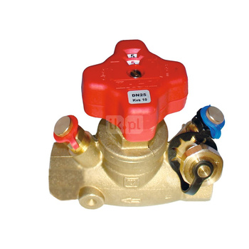 Zawór regulacyjno-pomiarowy HERZ STRÖMAX-GML mosiądz, DN 15LF MZ x MZ, 0.93 Kvs