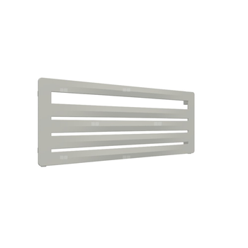 Grzejnik drabinkowy TERMA Aero HG, podłączenie YL, wym. 455 x 1200 mm, kolor srebrny połysk, moc 480W