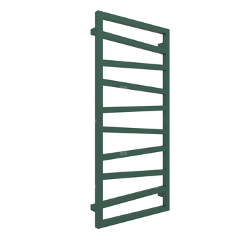 Grzejnik drabinkowy TERMA ZIGZAG, podłączenie SX, wym. 1070 x 500 mm, kolor zielony mchowy RAL6005 (farba), moc 406W