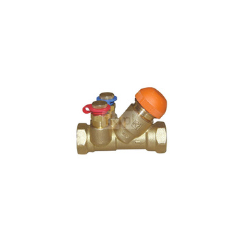 Zawór regulacyjno-pomiarowy HERZ 7217V-TS-V mosiądz, DN 15, 2 Kvs