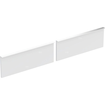 Zestaw frontów szuflad (2 szt.) do dolnej szafki pod dwie umywalki GEBERIT iCon, kol. biały matowy szer.1200 mm