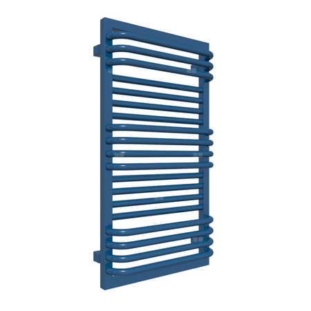Grzejnik drabinkowy TERMA POC 2, podłączenie SX, wym. 840 x 450 mm, kolor niebieski chagall RAL5010 (farba), moc 443W