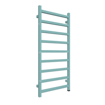 Grzejnik drabinkowy TERMA SIMPLE ONE, podłączenie S1, wym. 1080 x 500 mm, kolor turkusowy pastelowy RAL6034, moc 396W