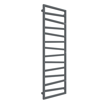 Grzejnik drabinkowy TERMA ZIGZAG, podłączenie SX, wym. 1545 x 500 mm, kolor szary łupek RAL7015, moc 581W