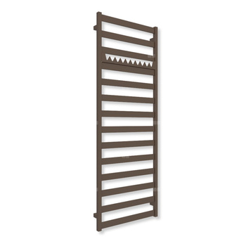 Grzejnik drabinkowy TERMA VIVO, podłączenie ZX, wym. 1630 x 600 mm, kolor szlachetny brąz (farba), moc 681W