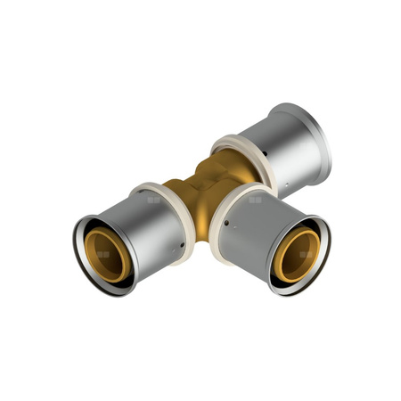 Trójnik QIK Zaprasowywany XPRT mosiądz 40 mm (złącze zaprasowywane)