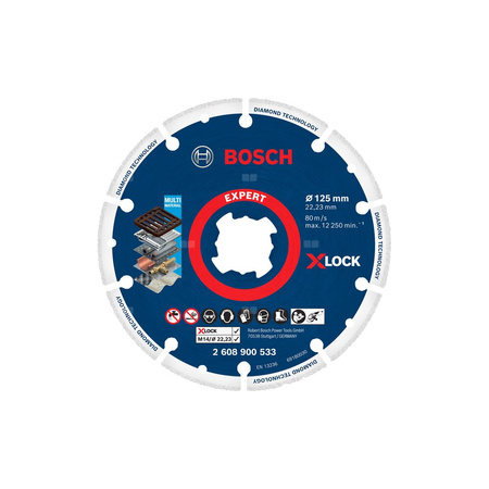 TARCZA EXPERT X-LOCK DMW 125X22.23MM