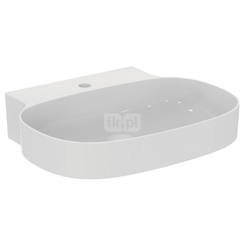 LINDA-X Umywalka 60cm 1OT B/P GLOSS WHI
