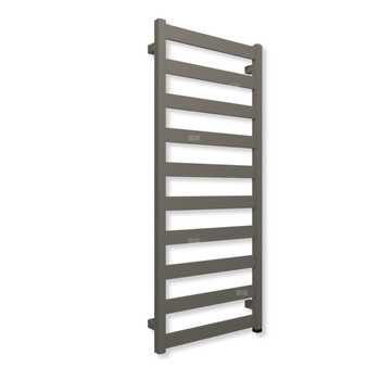 Grzejnik elektryczny TERMA VIVO ONE 1150 x 500 mm, kolor ral 7030 mat, moc 400 W, podłączenie E1, kabel prosty bez wtyczki szary