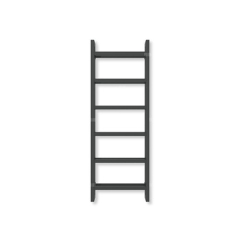 Grzejnik drabinkowy TERMA STAND, podłączenie SX, wym. 1380 x 500 mm, kolor ral 9011 mat (farba), moc 743W