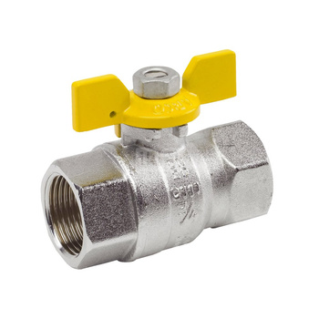 Zawór odcinający do gazu ARCO MIÑO GW 1/2'' x GW 1/2'', uchwyt motylek