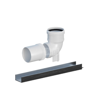 Kolano PP 87 st. skręcane DN80 na podporze