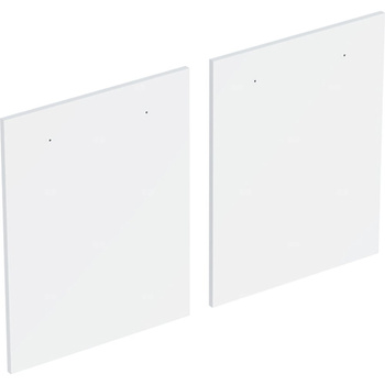 Front (bez zawiasów) (2 szt.) do szafki do umywalki GEBERIT NOVA PRO PREMIUM, kol. biały połysk szer.1000 mm