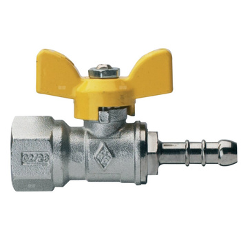 Kurek kulowy z końcówką na wąż proste i kątowe do wody ART.9020 GWINT W 1/2X9