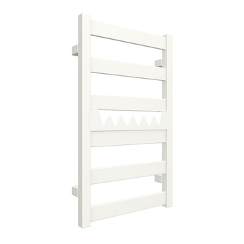 Grzejnik drabinkowy TERMA VIVO, podłączenie ZX, wym. 670 x 400 mm, kolor biały soft RAL9006, moc 230W