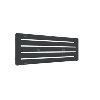 Grzejnik drabinkowy TERMA Aero H, podłączenie YL, wym. 410 x 1200 mm, kolor nowy czarny krokodyl, moc 480W