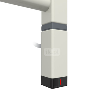 Grzałka TERMA One K30x30, 400W \ Tuba, Blush, kabel prosty bez wtyczki z maskownicą [srebrzysty, 1,5