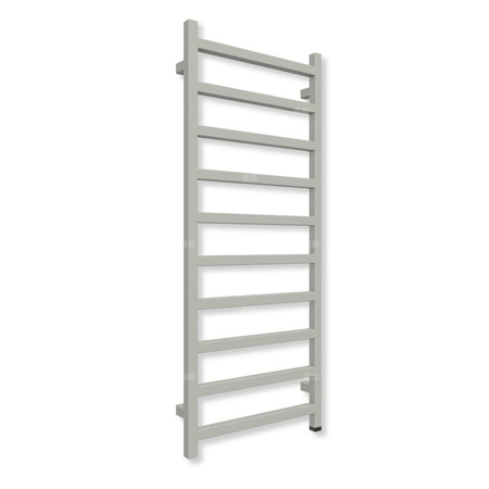 Grzejnik elektryczny TERMA SIMPLE ONE 1200 x 500 mm, kolor specjalny - natura, moc 400 W, podłączenie E8, kabel prosty bez wtyczki szary