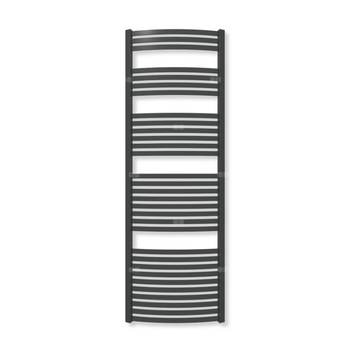 Grzejnik drabinkowy TERMA DEXTER, podłączenie ZS, wym. 1760 x 600 mm, kolor czarny jak kruk soft (farba), moc 906W