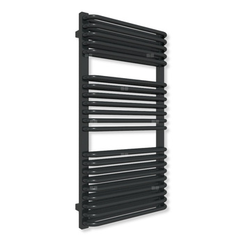 Grzejnik drabinkowy TERMA TYTUS, podłączenie Z8, wym. 1020 x 540 mm, kolor czarny jak kruk mat RAL9005 (farba), moc 806W