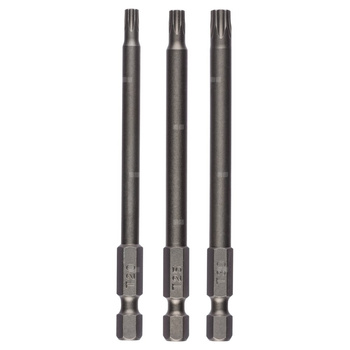 Zestaw 3 końcówek wkrętakowych (T) T20, T25, T30, 89 mm