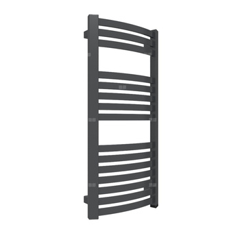 Grzejnik drabinkowy TERMA DEXTER ONE, podłączenie S8, wym. 860 x 400 mm, kolor metaliczna czerń, moc 323W