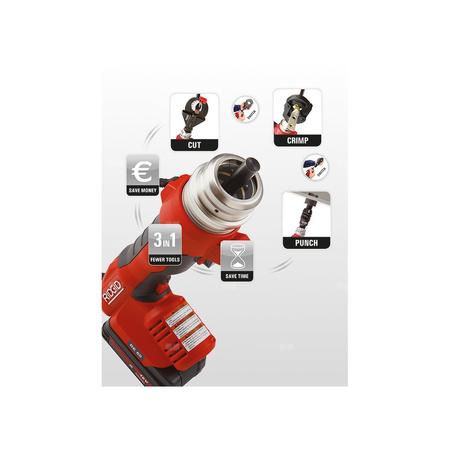 Elektronarzędzie RE 60 z głowicą do wybijania otworów PH–60C