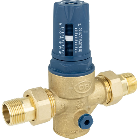 Reduktor ciśnienia wody BPR 422 z siatką filtracyjną, półśrubunki R3/4", 1 - 6 bar