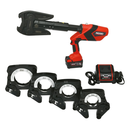 Zestaw zaciskarki RP 352-XL + cęga pośrednia 32 kN-XL (z walizką, baterią 18 V 5.0 Ah i szybką ładowarką) 