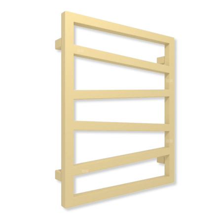 Grzejnik drabinkowy TERMA ZIGZAG, podłączenie SX, wym. 600 x 500 mm, kolor mosiądz (farba), moc 248W