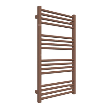 Grzejnik drabinkowy TERMA FIONA, podłączenie SX, wym. 900 x 480 mm, kolor brązowy beżowy RAL8024, moc 375W
