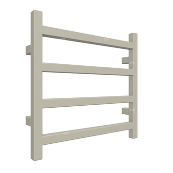 Grzejnik drabinkowy TERMA SIMPLE, podłączenie SX, wym. 480 x 500 mm, kolor szary beżowy RAL7006 (farba), moc 173W