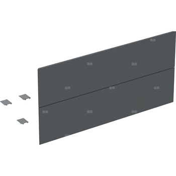 Zestaw frontów szuflad (2 szt.) do dolnej szafki pod umywalkę z dwoma szufladami GEBERIT ONE, kol. czarny matowy szer.1050 mm