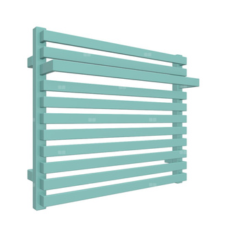 Grzejnik drabinkowy TERMA CITY, podłączenie SX, wym. 510 x 600 mm, kolor zielony jasny RAL6027, moc 362W