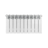 Grzejnik żeberkowy KFA Armatura G350F/10 aluminium, podłączenie boczne 422 x 805 mm, kolor biały (RAL 9010)