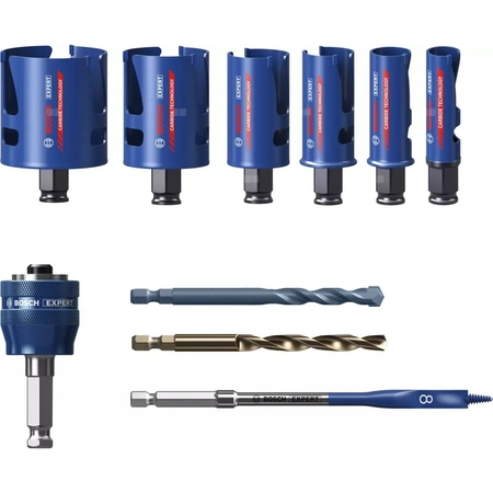 Zestaw pił otwornic EXPERT Construction Material 20/25/32/38/51/64 mm, 10 szt.