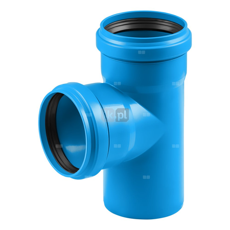 Trójnik MAGNAPLAST Ultra dB UDBEA 87' PP-m DN 160 (ww x ww x wz), kolor niebieski