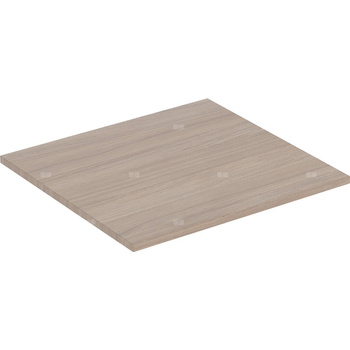 Półka Geberit iCon do elementu bocznego: B=24.6cm, Dąb / Melamina, struktura drewna, T=20.2cm