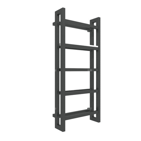 Grzejnik drabinkowy TERMA STAND, podłączenie SX, wym. 1150 x 500 mm, kolor ral 9011 mat (farba), moc 615W