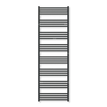 Grzejnik drabinkowy TERMA FIONA, podłączenie ZX, wym. 1860 x 600 mm, kolor czarny jak kruk połysk RAL9005 (farba), moc 922W