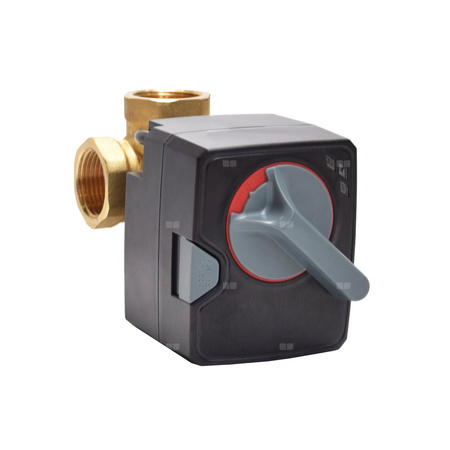 Zawór mieszający Concept by Womix GZM 3-25, 3-drogowy, 12kv z siłownikiem GSL 10-230/120