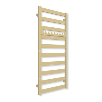 Grzejnik drabinkowy TERMA VIVO, podłączenie ZX, wym. 1150 x 500 mm, kolor mosiądz (farba), moc 433W