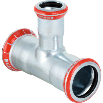 Trójnik GEBERIT Mapress C-Stahl redukcja 90' stal (ocynk) 54 mm x 35 mm x 54 mm MZ