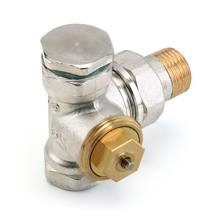 Zawór grzejnikowy termostatyczny COMAP THERMOTRIAXE trójosiowy, połączenie 3/8'' (niklowanie)