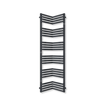 Grzejnik drabinkowy TERMA INCORNER, podłączenie O8, wym. 1540 x 350 mm, kolor metaliczna czerń (farba), moc 808W
