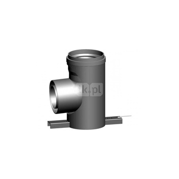 Kolano wspornikowe z podporą 87 st. DN 200 z polipropylenu