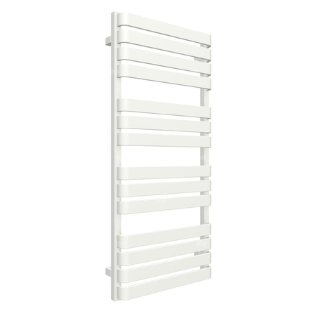 Grzejnik elektryczny TERMA WARP T 500 x 1110 mm, kolor biały krem, moc 600 W, podłączenie E8, kabel spiralny z wtyczką