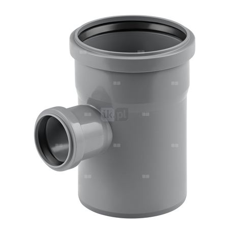 Trójnik MAGNAPLAST HT PLUS HTEA 87' PP DN 110 x DN 50 x DN 110 (ww x ww x wz), kolor szary