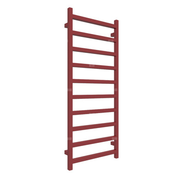 Grzejnik drabinkowy TERMA SIMPLE, podłączenie SX, wym. 1200 x 500 mm, kolor rubinowy RAL3003, moc 440W